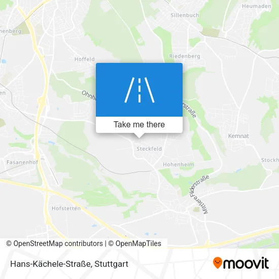 Hans-Kächele-Straße map
