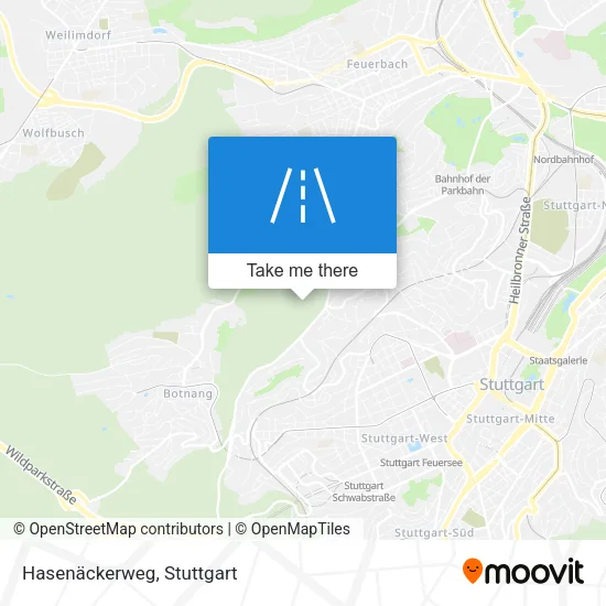 Карта Hasenäckerweg