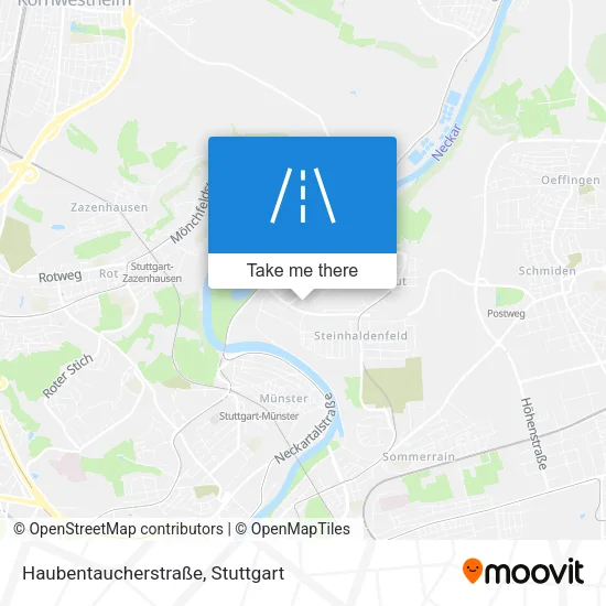 Карта Haubentaucherstraße