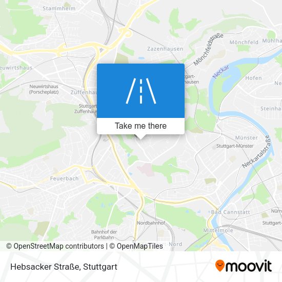 Hebsacker Straße map