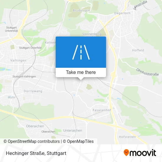 Карта Hechinger Straße