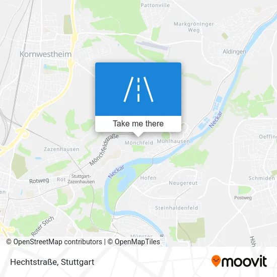 Карта Hechtstraße