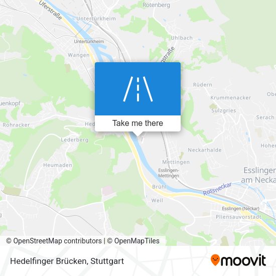 Hedelfinger Brücken map
