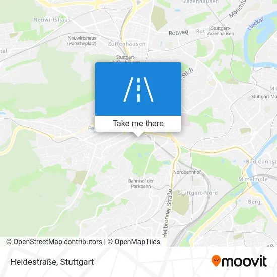 Карта Heidestraße