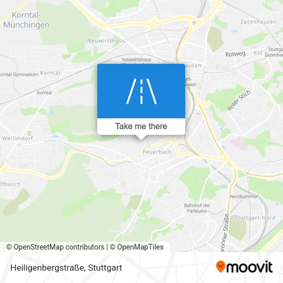 Карта Heiligenbergstraße