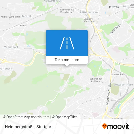 Карта Heimbergstraße