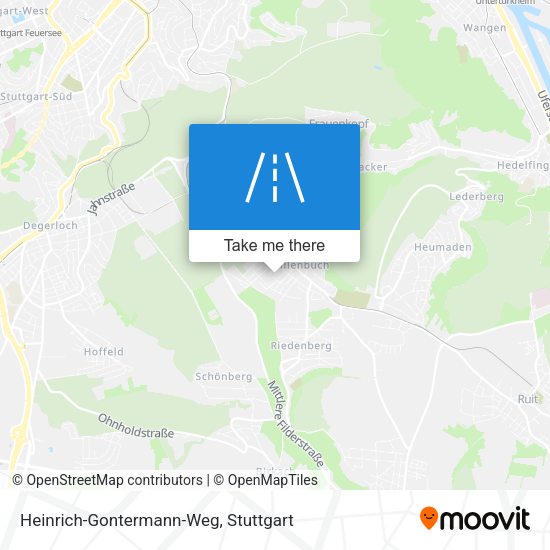 Heinrich-Gontermann-Weg map