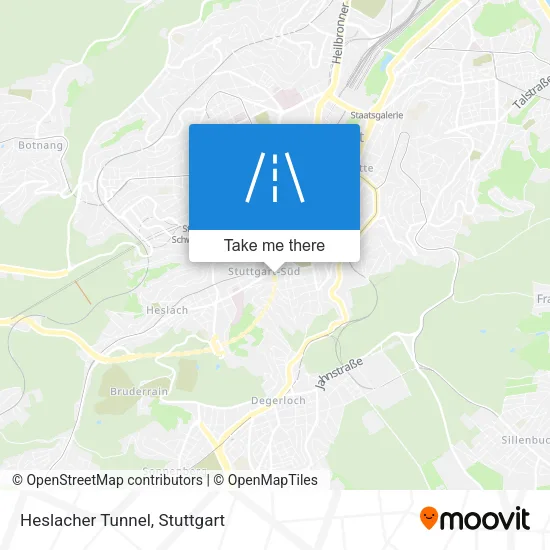 Карта Heslacher Tunnel