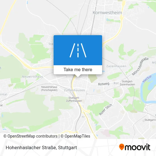 Карта Hohenhaslacher Straße