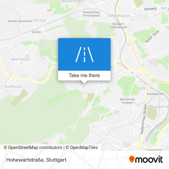 Карта Hohewartstraße