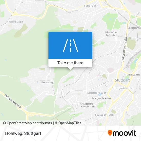 Карта Hohlweg