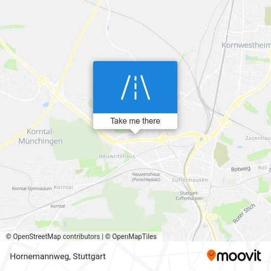 Карта Hornemannweg