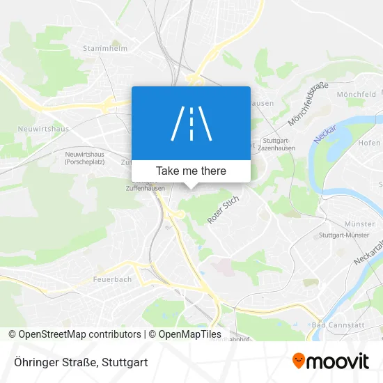 Карта Öhringer Straße