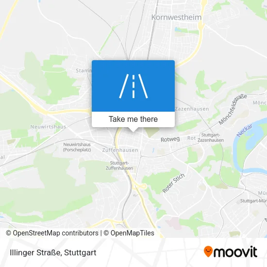 Карта Illinger Straße
