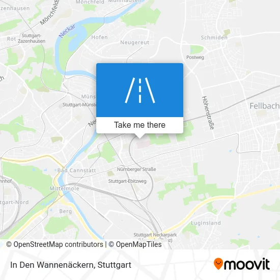 Карта In Den Wannenäckern