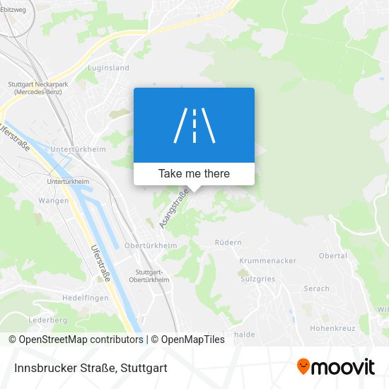 Карта Innsbrucker Straße