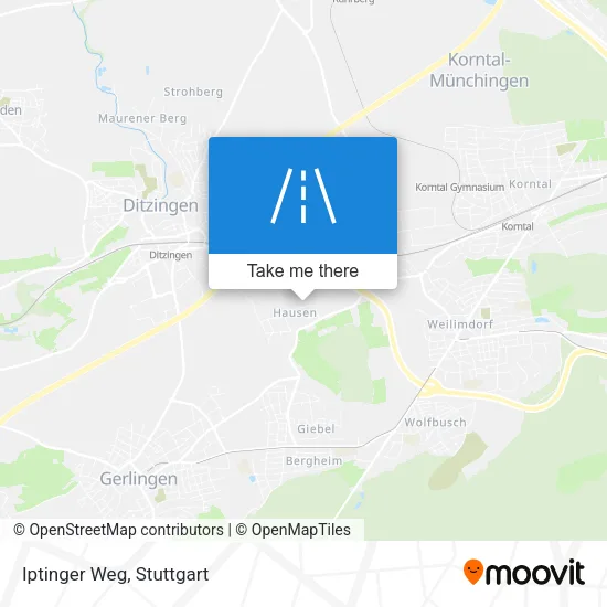 Карта Iptinger Weg