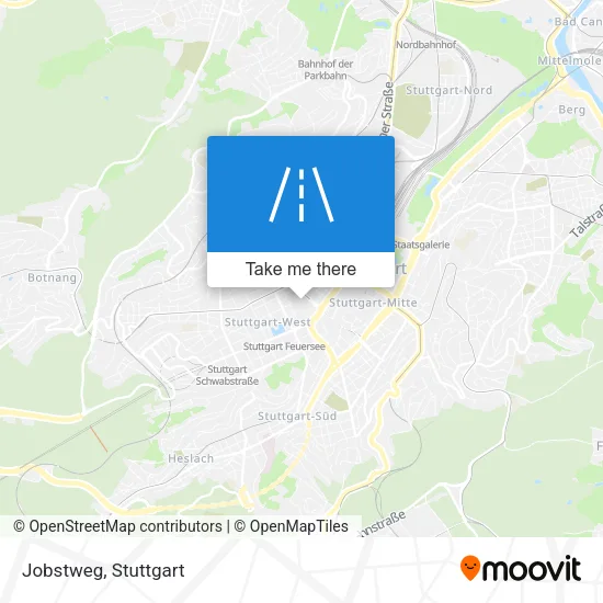 Jobstweg map