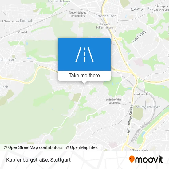 Карта Kapfenburgstraße