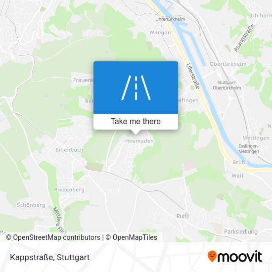 Карта Kappstraße