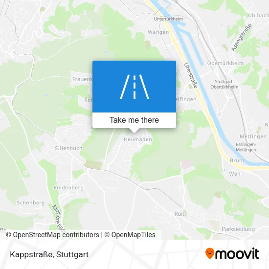 Карта Kappstraße