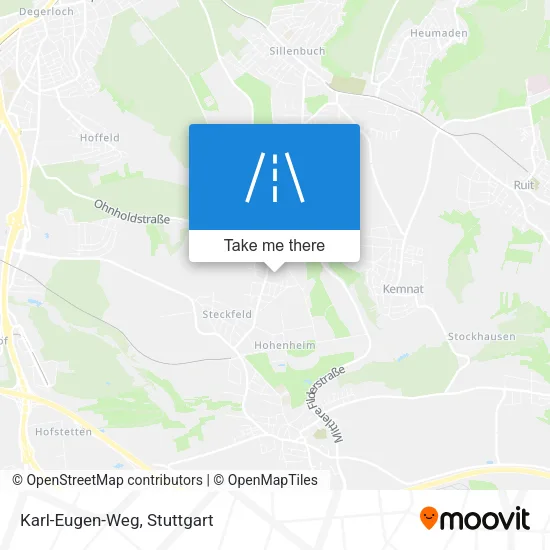 Карта Karl-Eugen-Weg