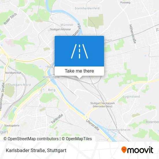 Карта Karlsbader Straße