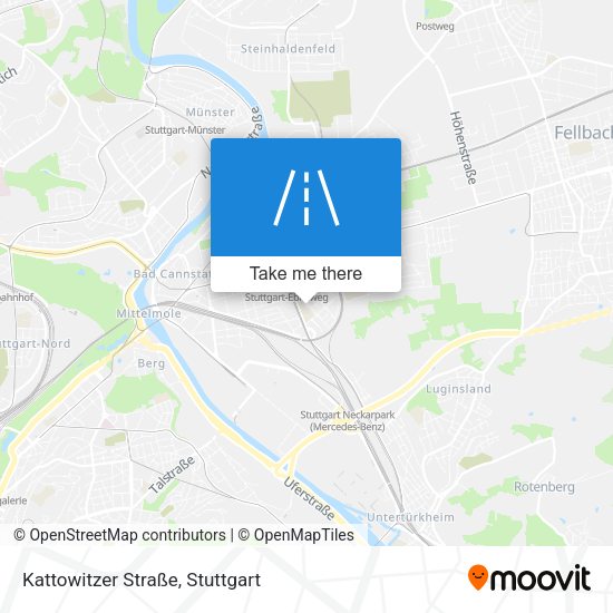 Kattowitzer Straße map