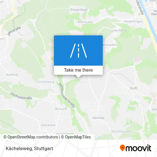 Карта Kächeleweg