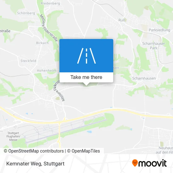 Карта Kemnater Weg