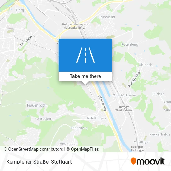 Карта Kemptener Straße