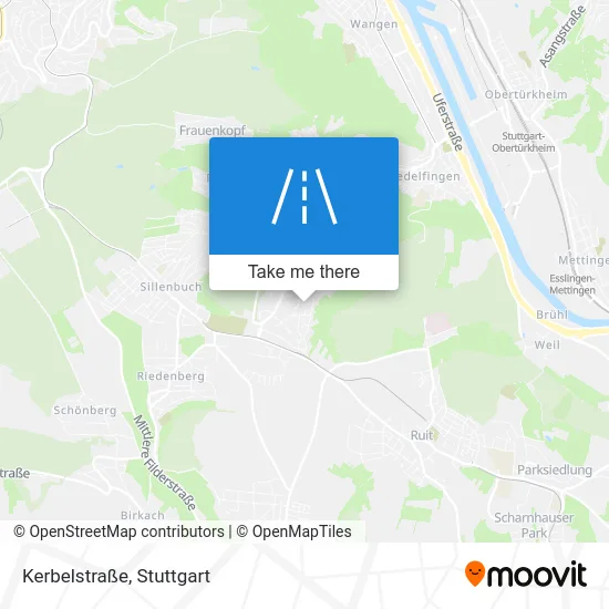 Карта Kerbelstraße