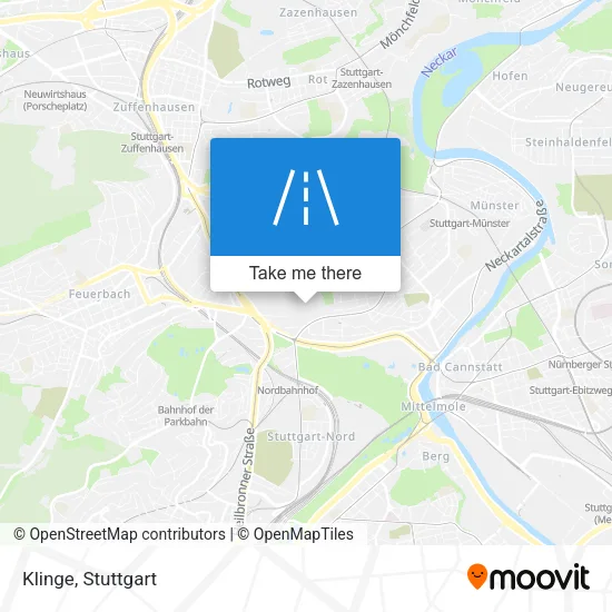 Klinge map