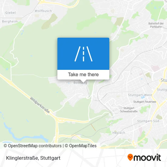 Карта Klinglerstraße