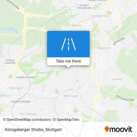 Карта Königsberger Straße