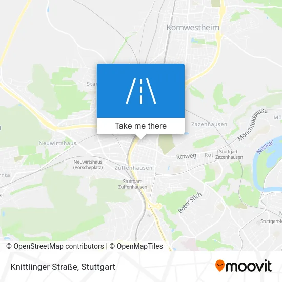 Карта Knittlinger Straße