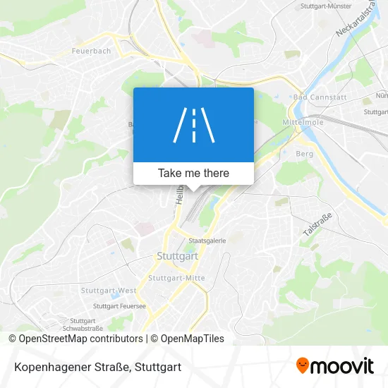 Карта Kopenhagener Straße