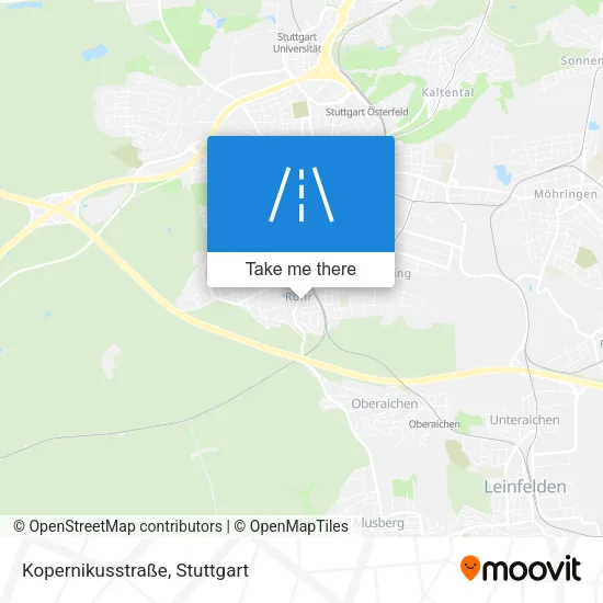 Карта Kopernikusstraße
