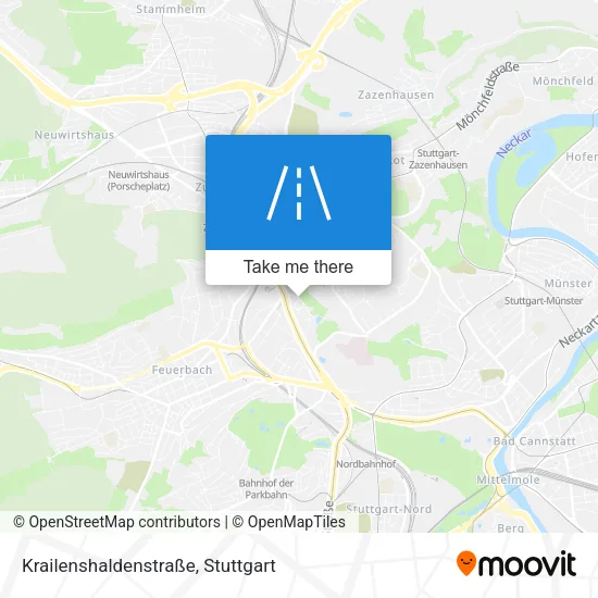 Krailenshaldenstraße map