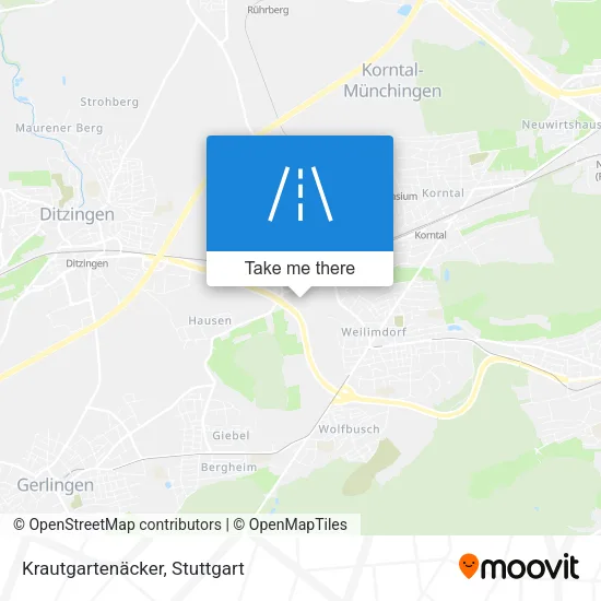Карта Krautgartenäcker