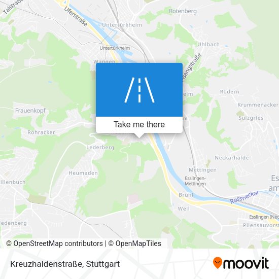 Kreuzhaldenstraße map