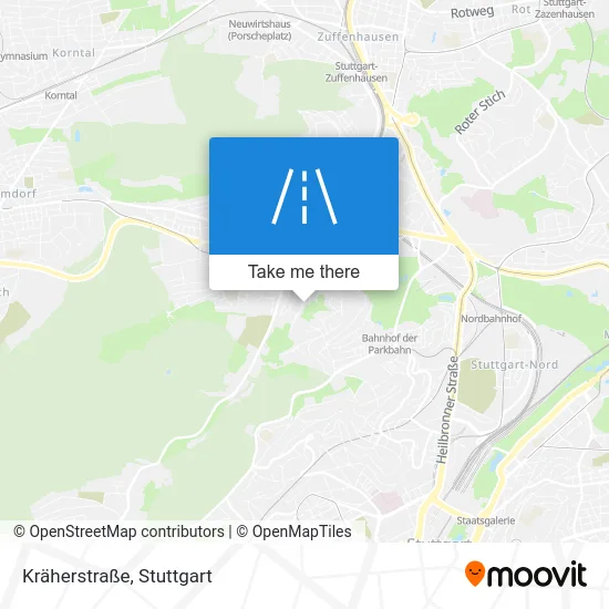 Карта Kräherstraße