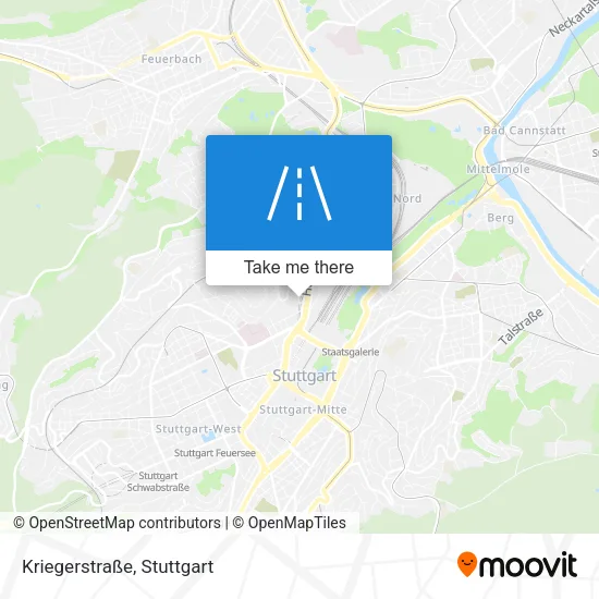 Карта Kriegerstraße