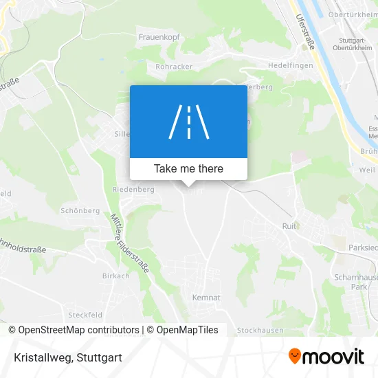 Карта Kristallweg