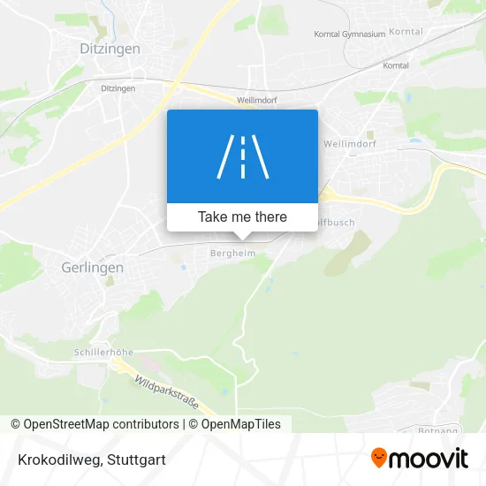 Карта Krokodilweg