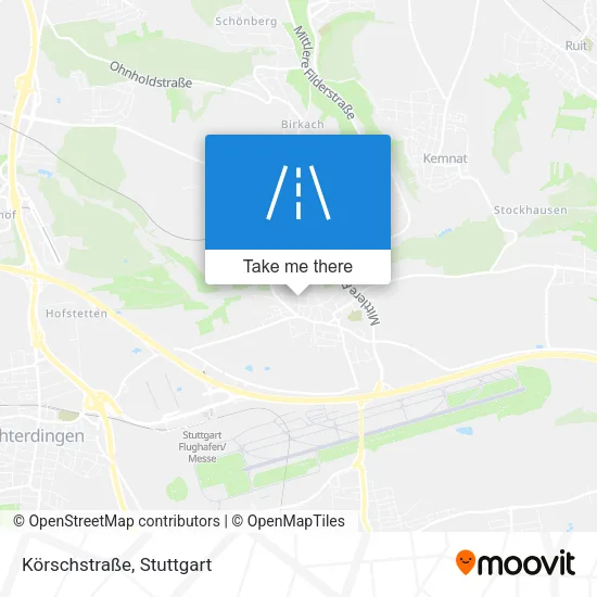 Карта Körschstraße