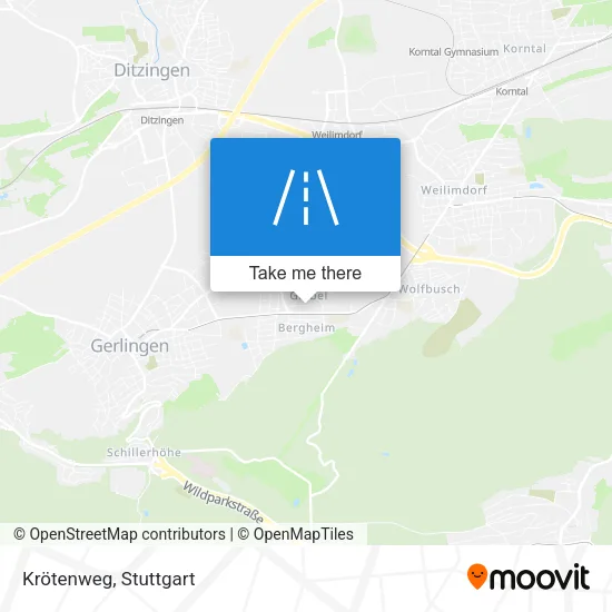 Карта Krötenweg