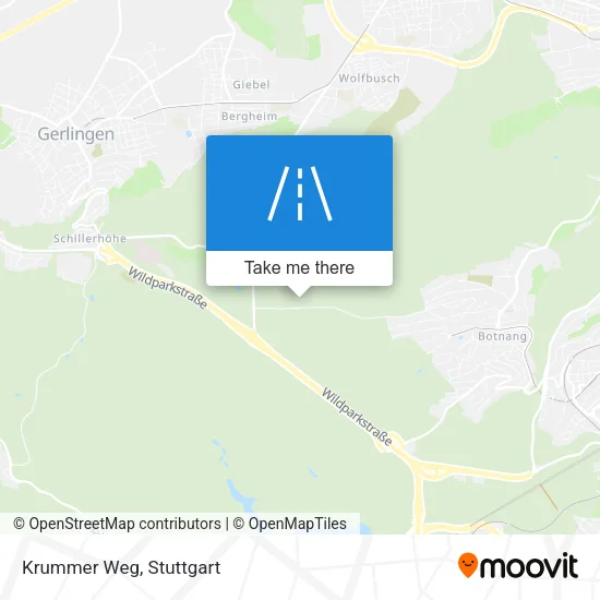 Карта Krummer Weg