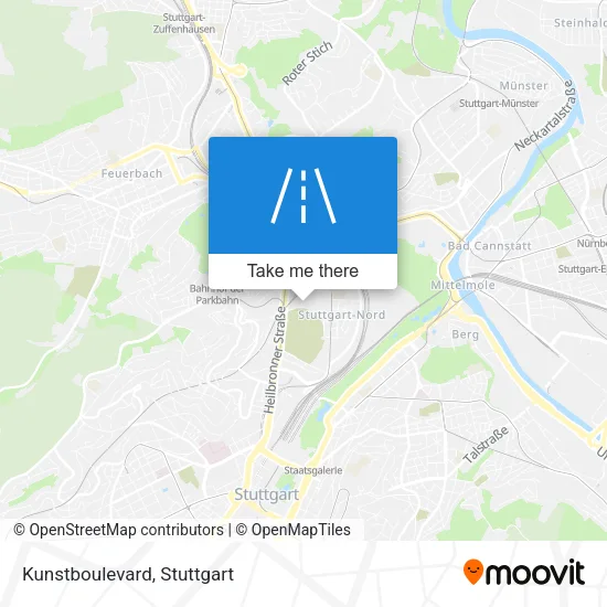 Карта Kunstboulevard