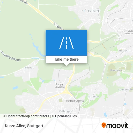 Карта Kurze Allee